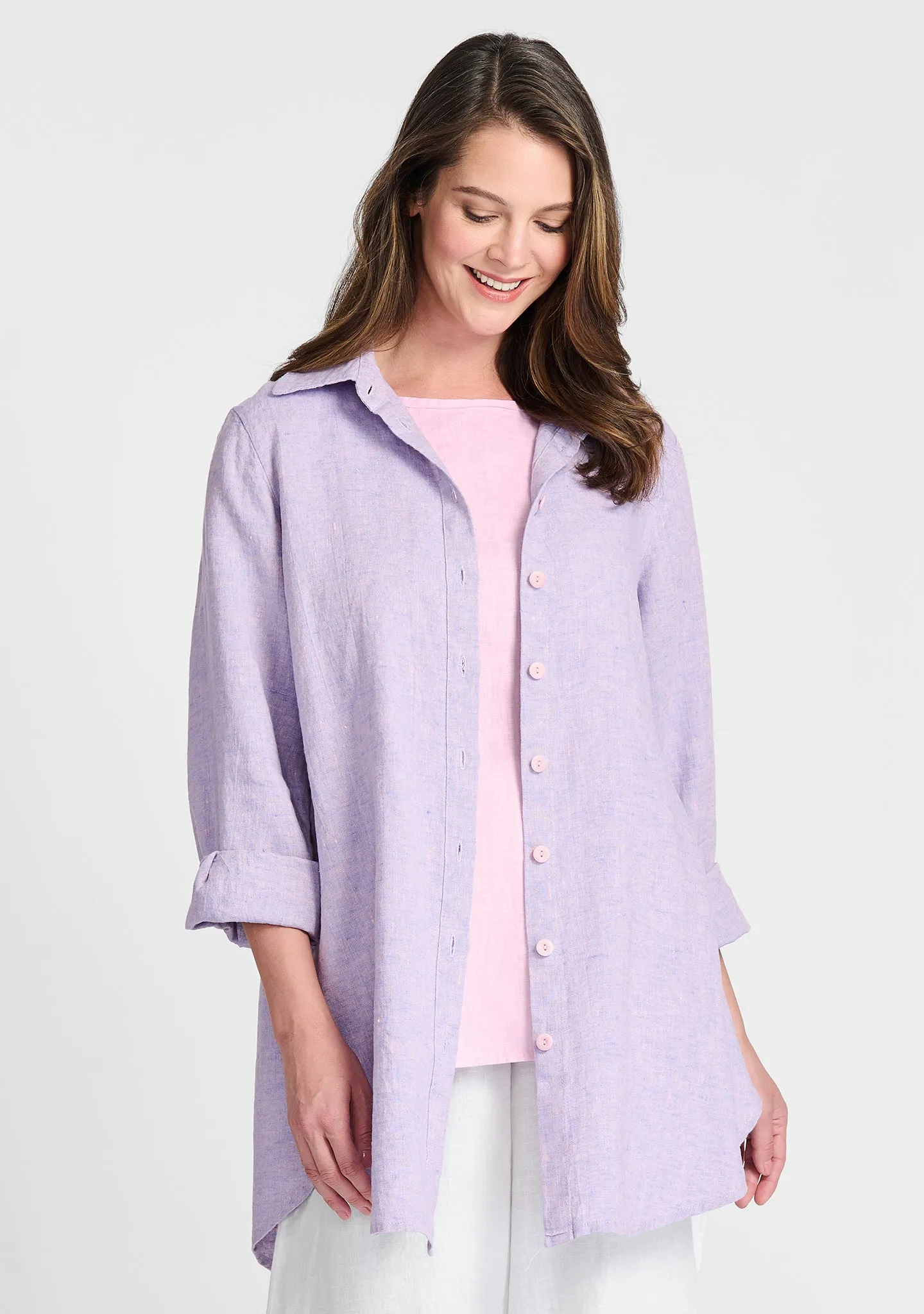 Afternoon Cover - Linen Button Down Shirt - FINAL SALE