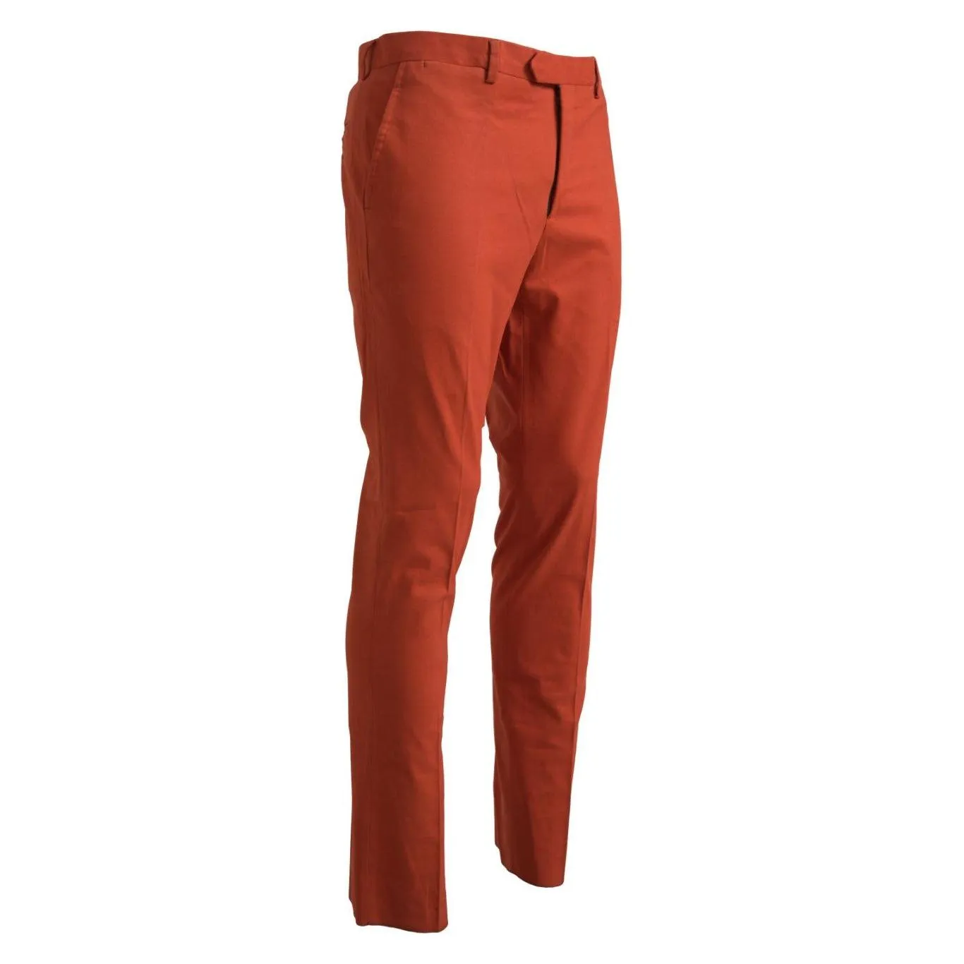 BENCIVENGA Elegant Orange Pure Cotton Pants