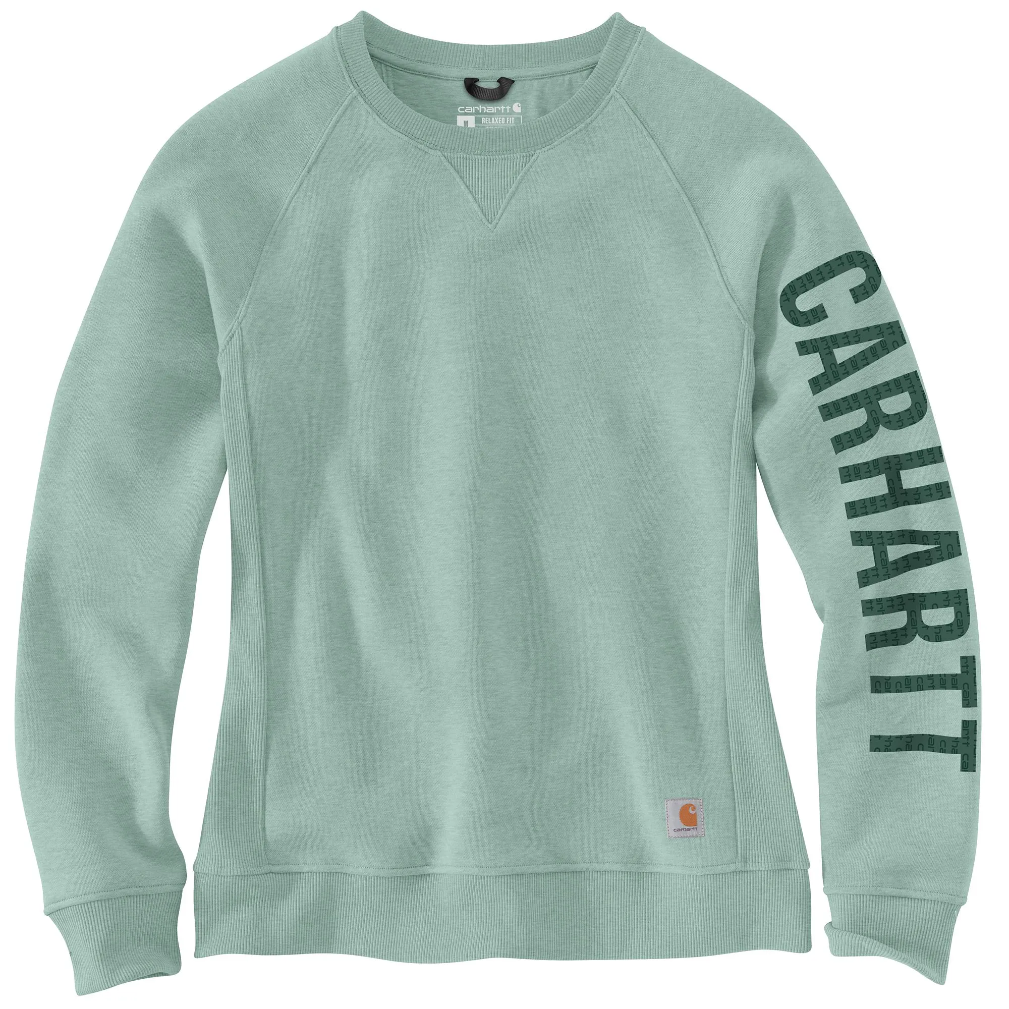 Carhartt Women's Crewneck Graphic Sweatshirt_Succulent Heather