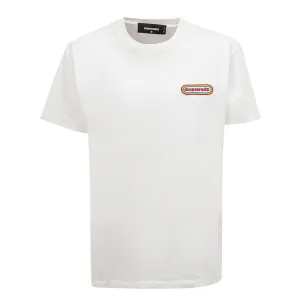 Dsquared² Chic White Cotton Staple Tee