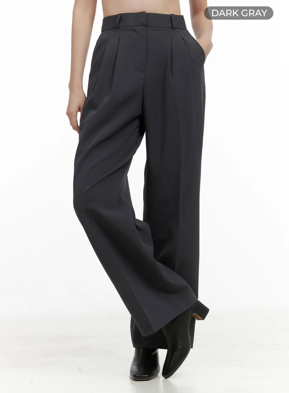 Elegant Waistband Wide Leg Pants OS411