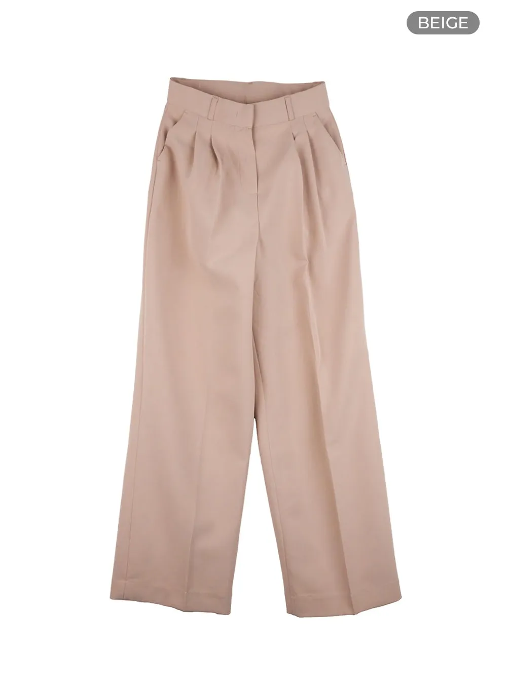 Elegant Waistband Wide Leg Pants OS411