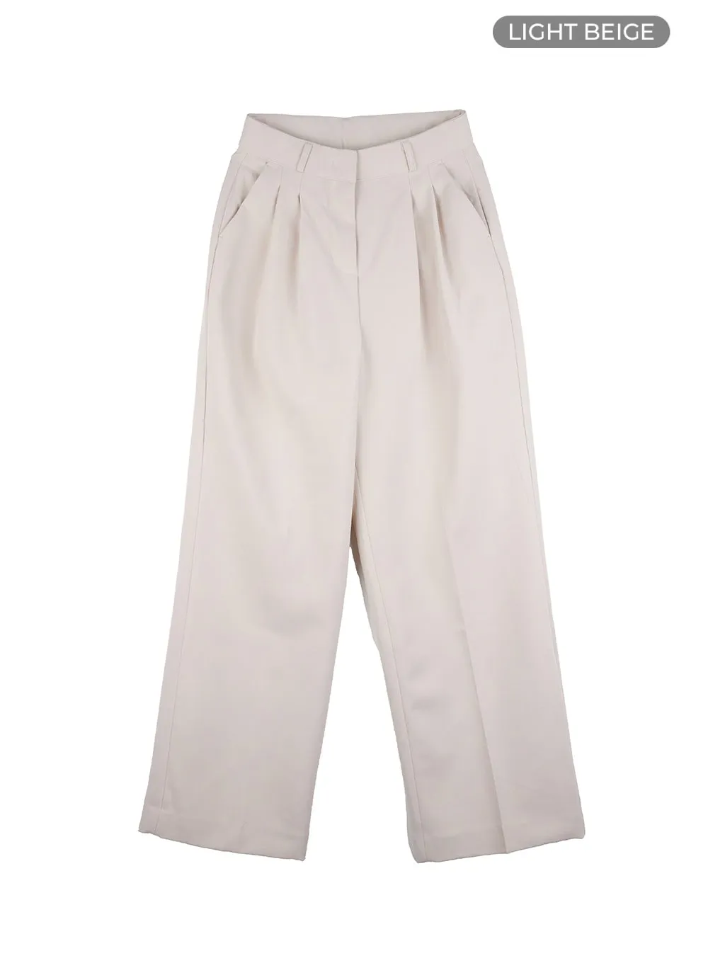 Elegant Waistband Wide Leg Pants OS411