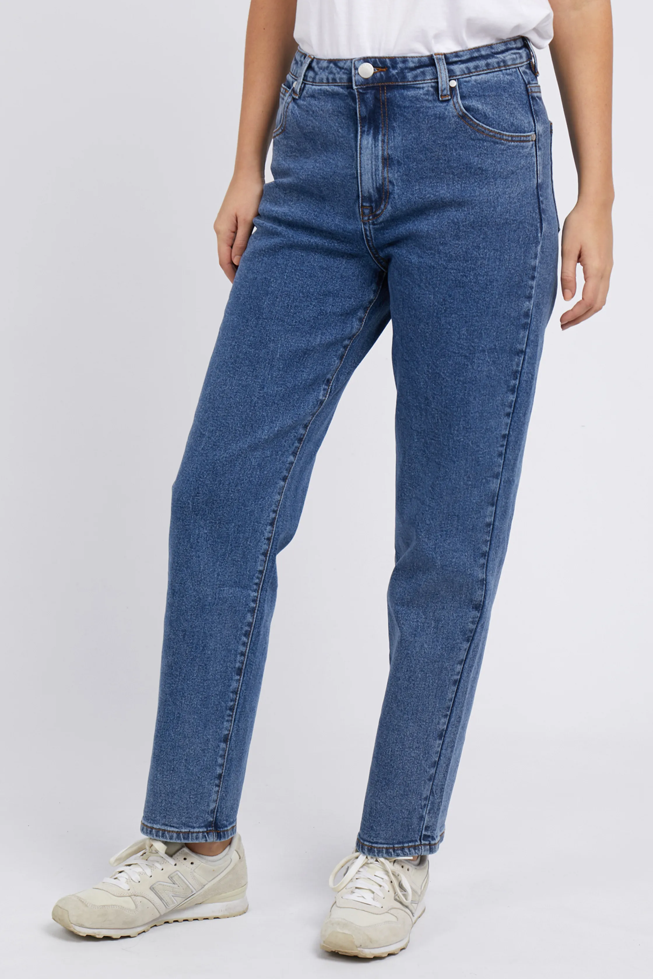 ENMORE WIDE LEG JEAN- Blue