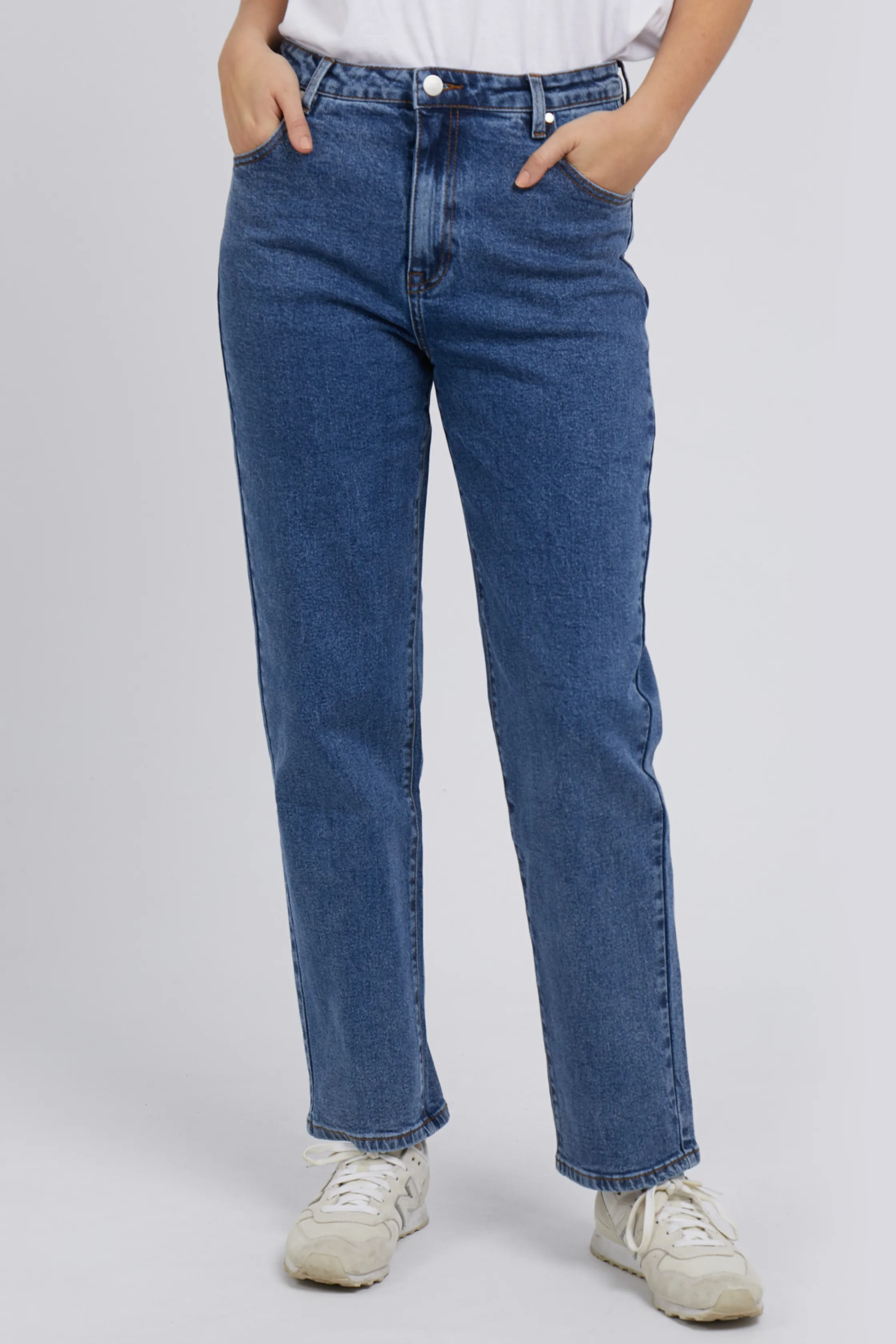 ENMORE WIDE LEG JEAN- Blue