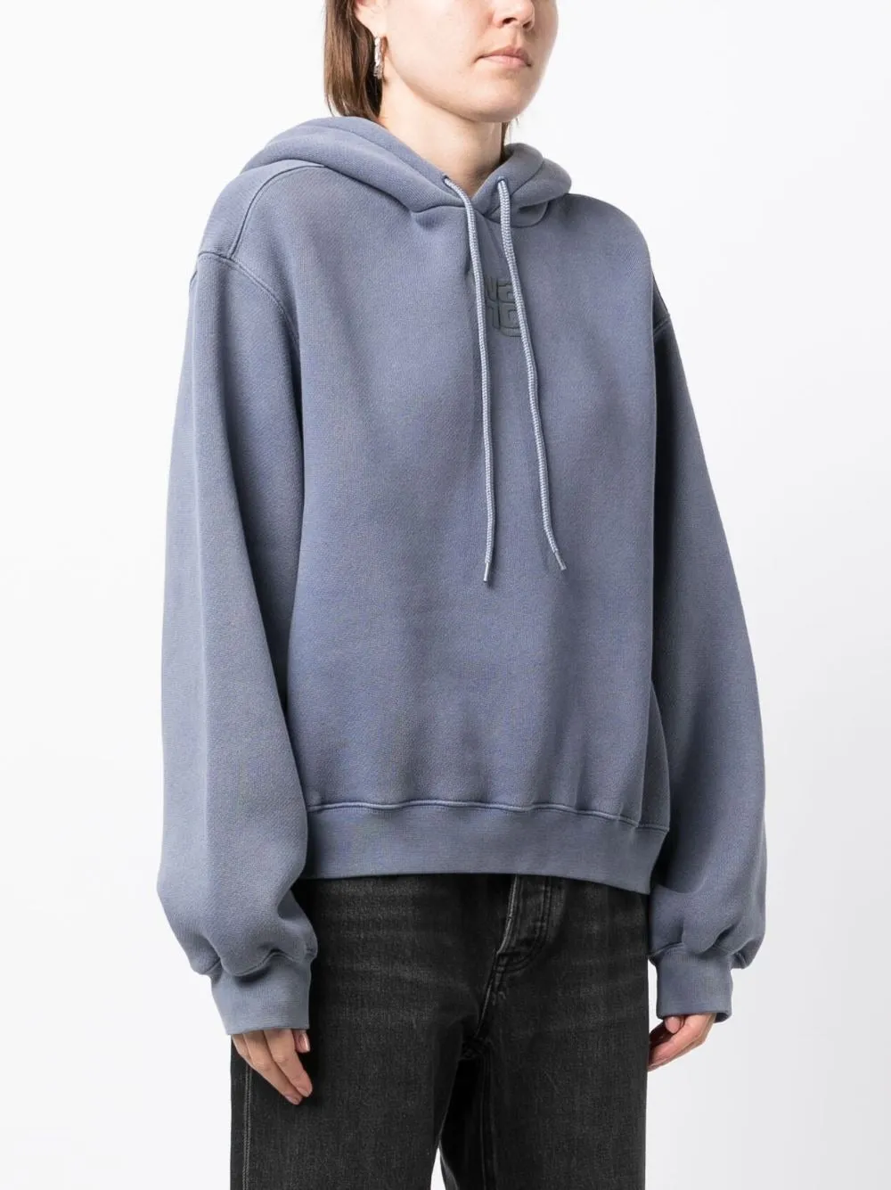 ESSENTIAL TERRY HOODIE WITH PUFF PAINT LOGO