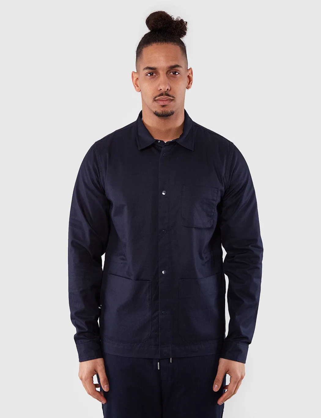 Folk Painters Jacket - Navy Blue