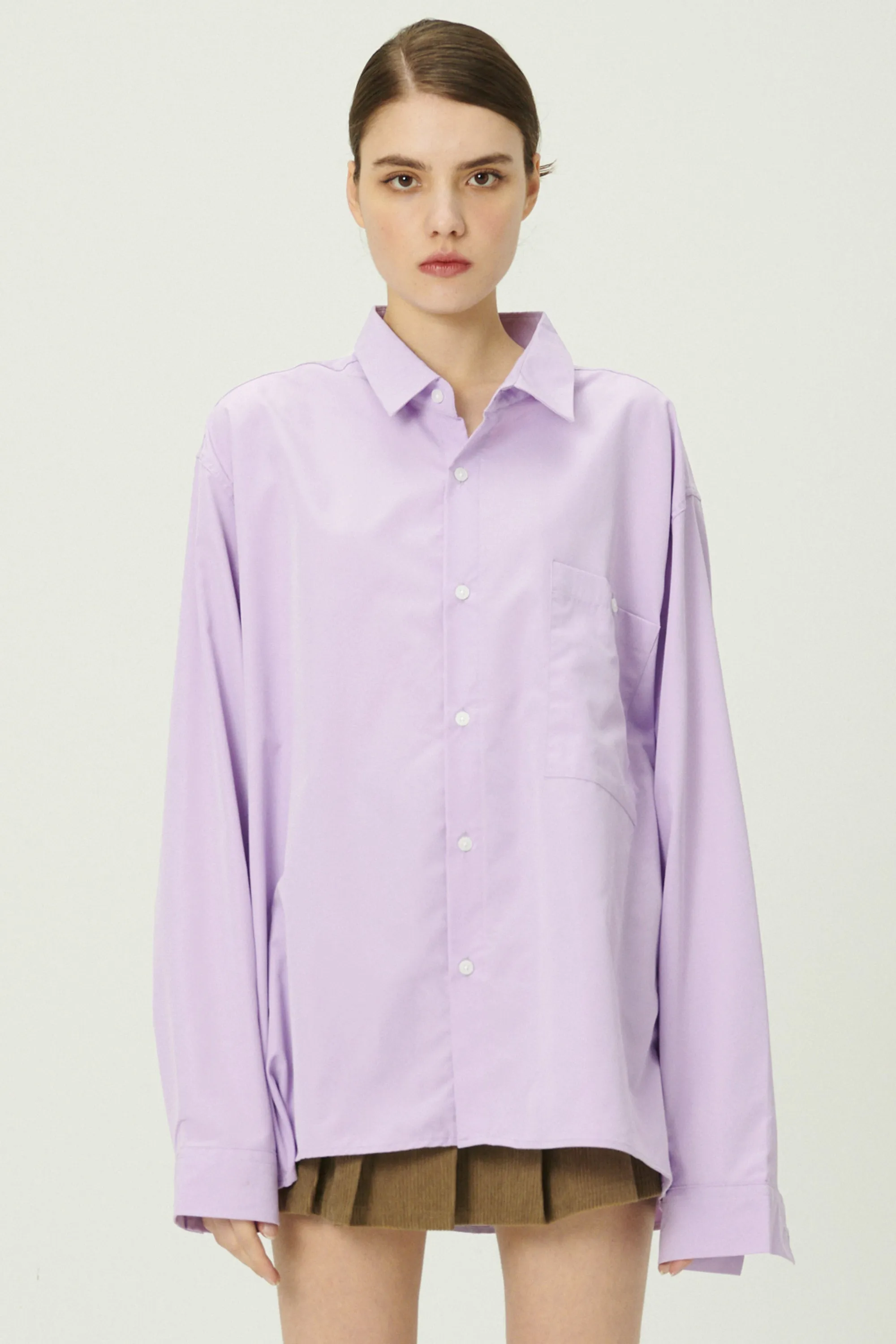 Hayden Pocket Front Boyfriend Shirt