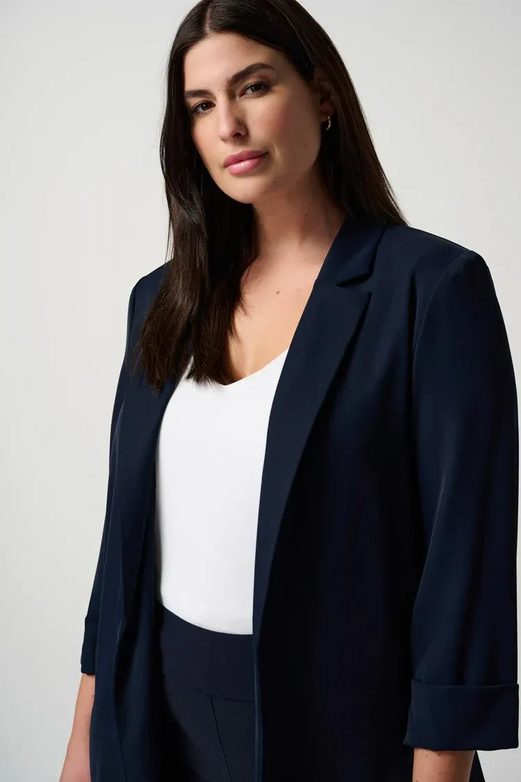 Joseph Ribkoff Classic Long Blazer - Midnight