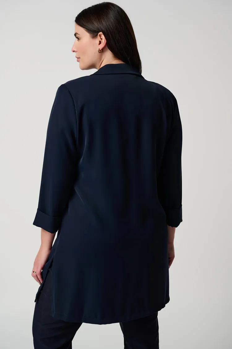 Joseph Ribkoff Classic Long Blazer - Midnight