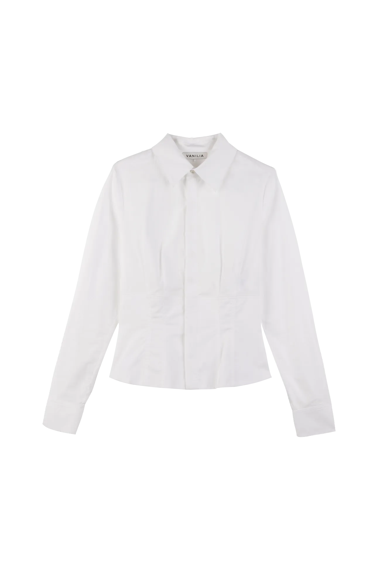 Katoenen poplin blouse