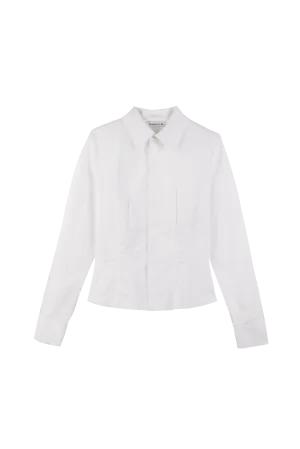 Katoenen poplin blouse