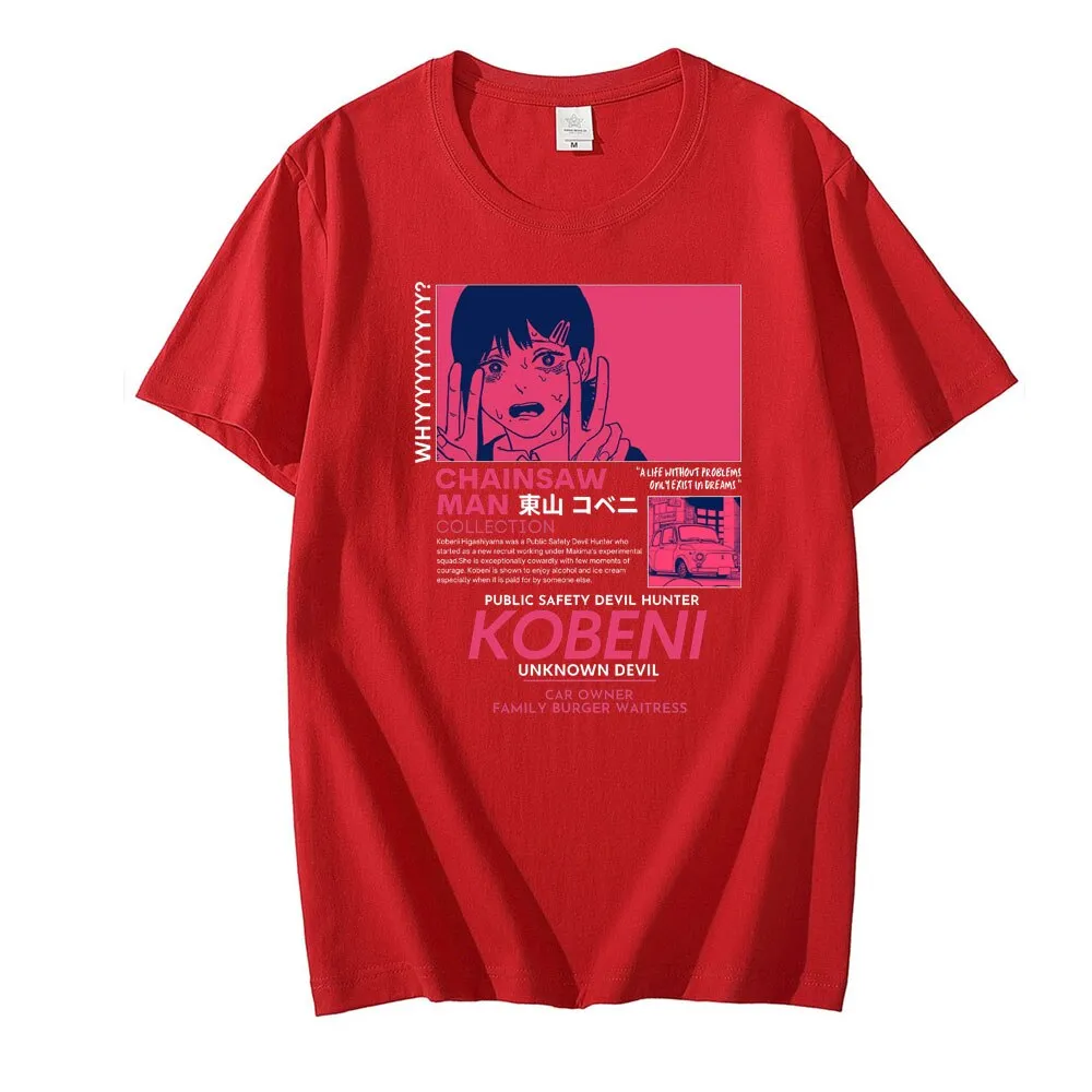 Kobeni T Shirt Chainsaw Man (Colors Available)