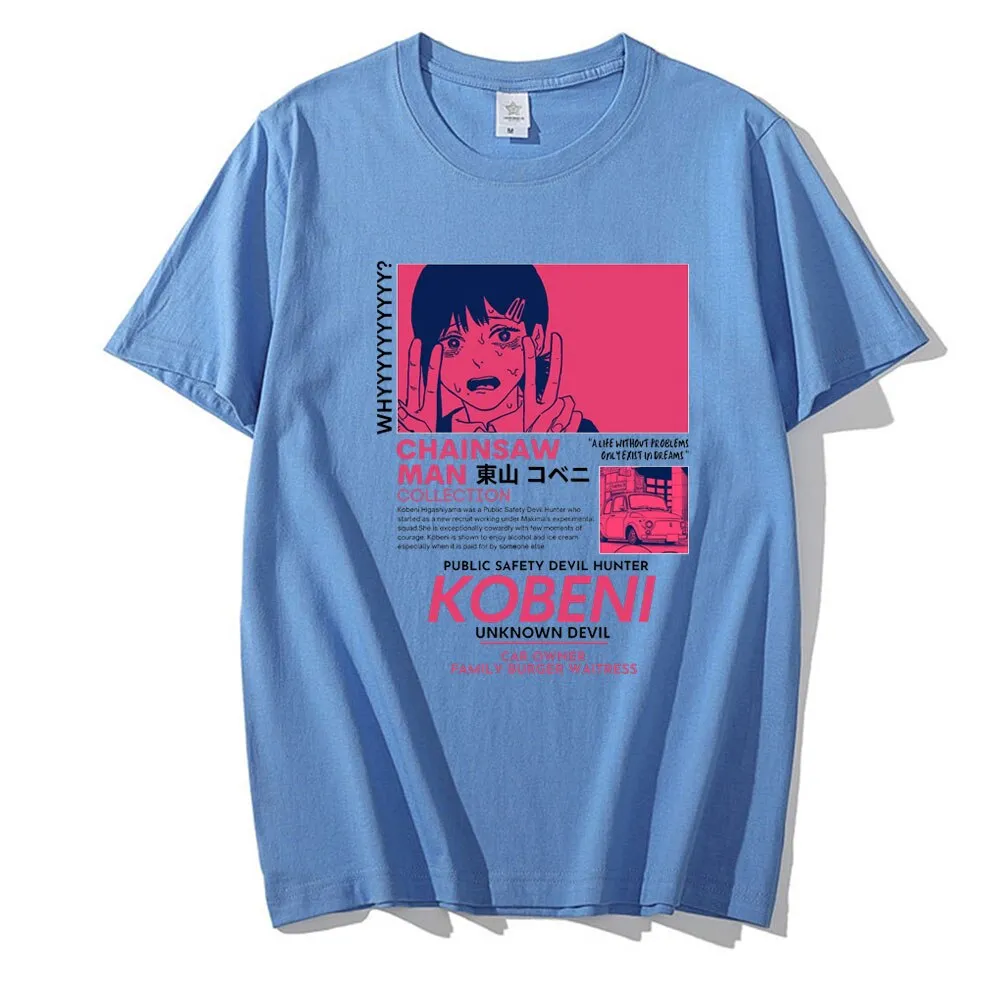 Kobeni T Shirt Chainsaw Man (Colors Available)