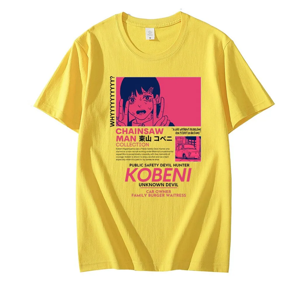 Kobeni T Shirt Chainsaw Man (Colors Available)