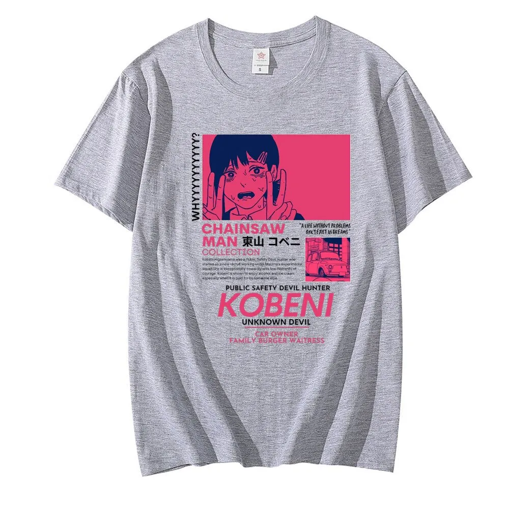 Kobeni T Shirt Chainsaw Man (Colors Available)