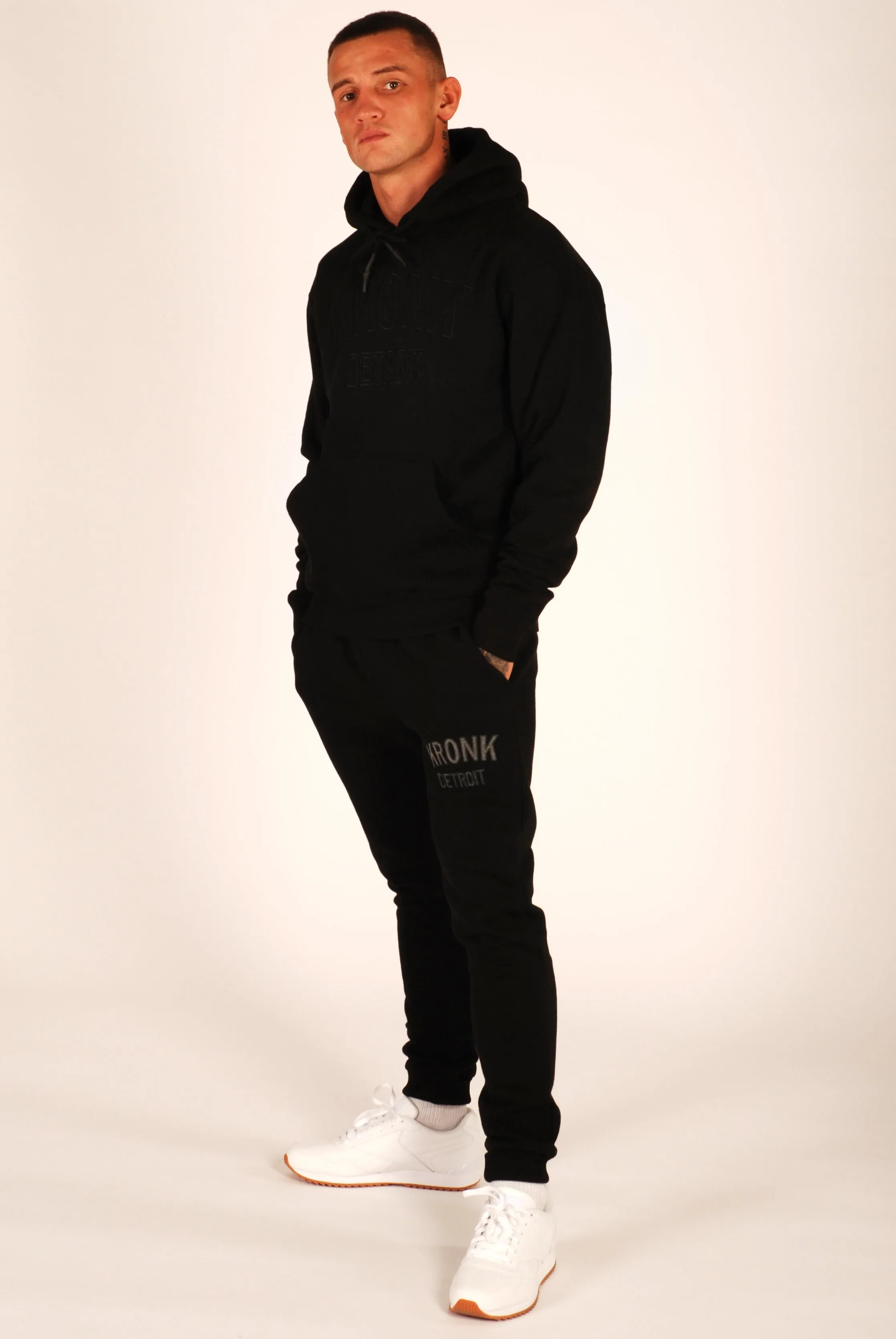 KRONK Detroit Stealth Hoodie Regular Fit Black