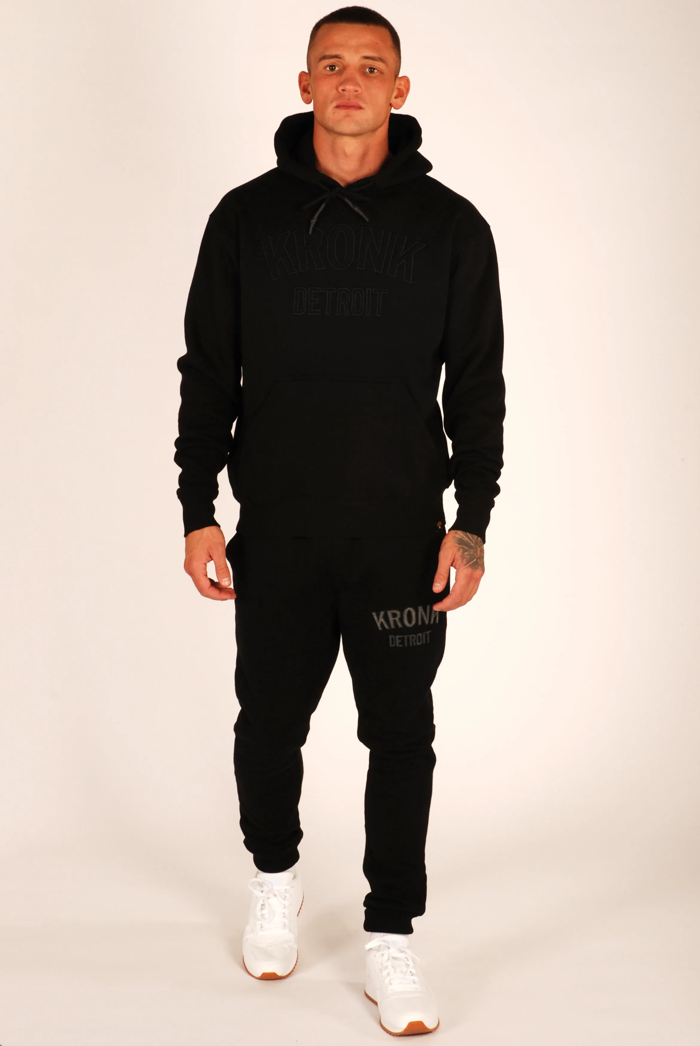 KRONK Detroit Stealth Hoodie Regular Fit Black