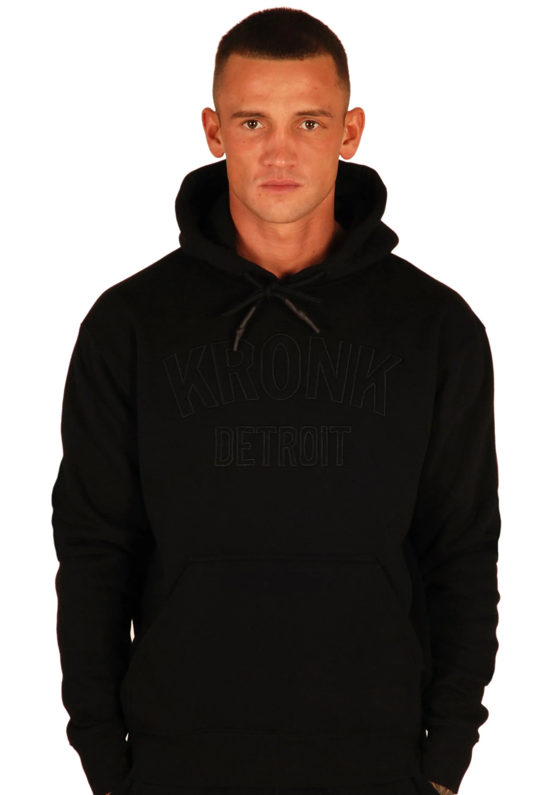 KRONK Detroit Stealth Hoodie Regular Fit Black