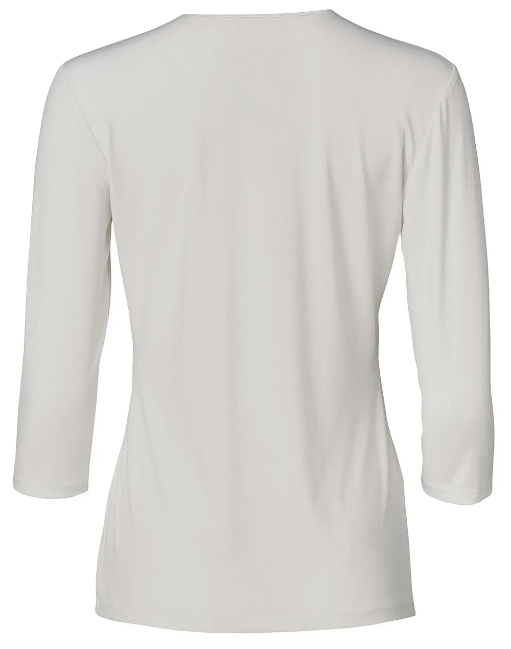 Ladies Isabel Stretch 3/4 Sleeve Knit Top - M8830