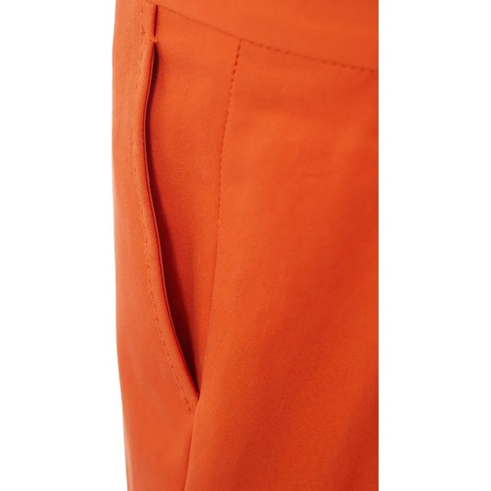 Lardini Elegant Cotton Orange Pants