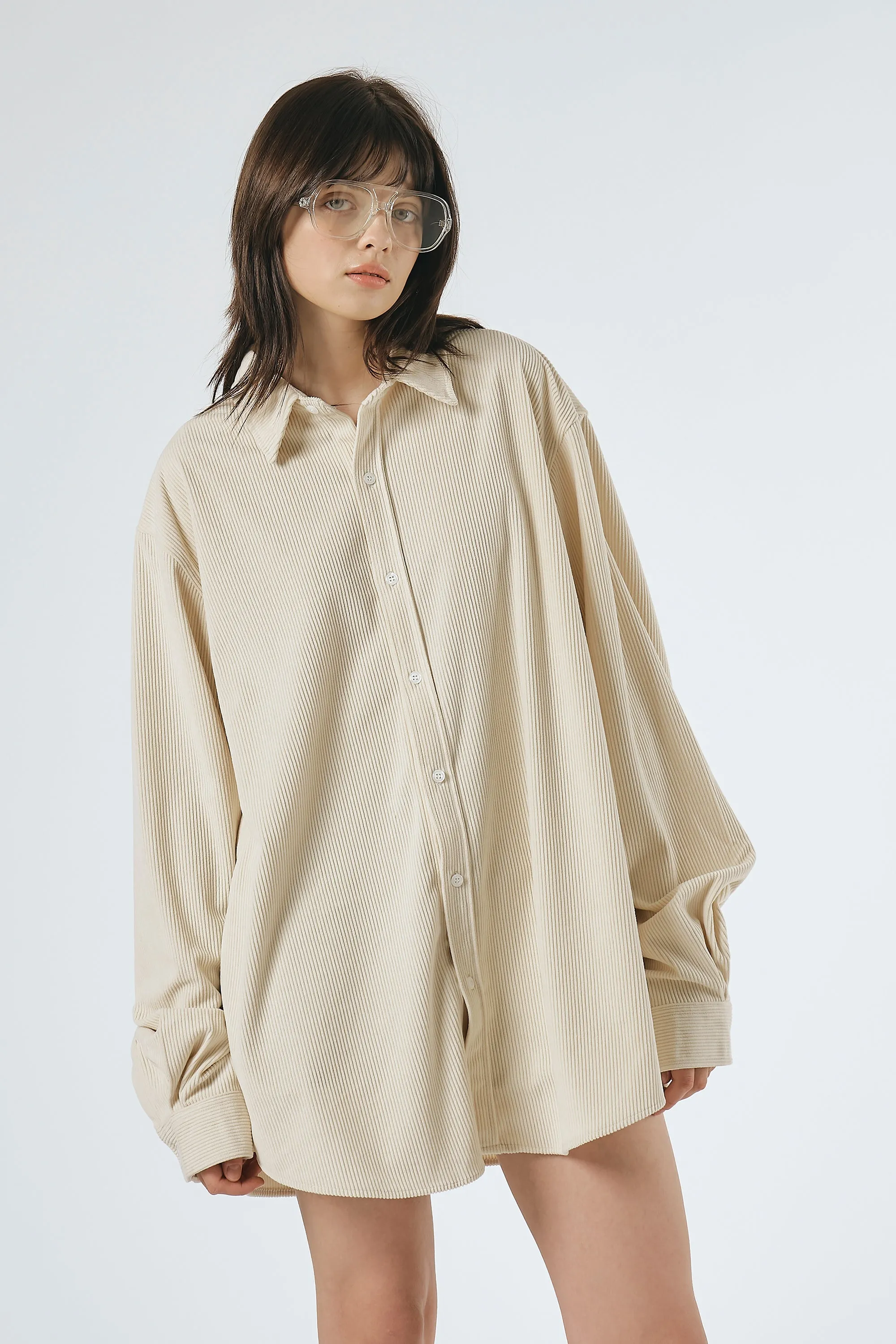 Linda Oversized Corduroy Shirt