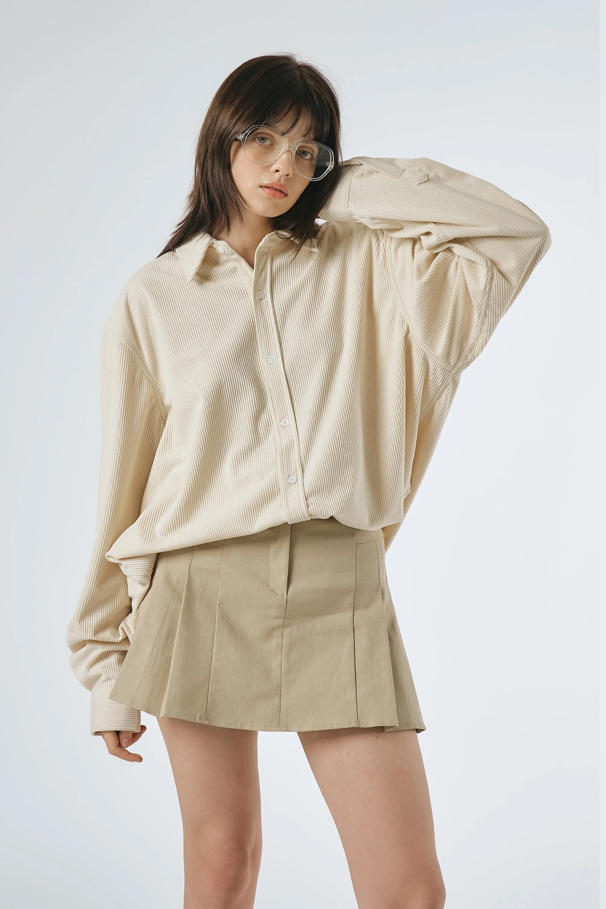 Linda Oversized Corduroy Shirt