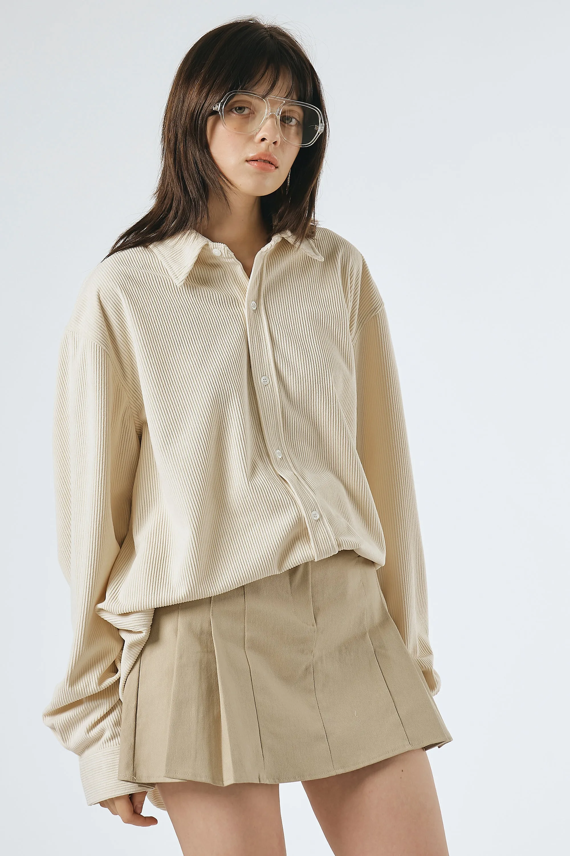 Linda Oversized Corduroy Shirt