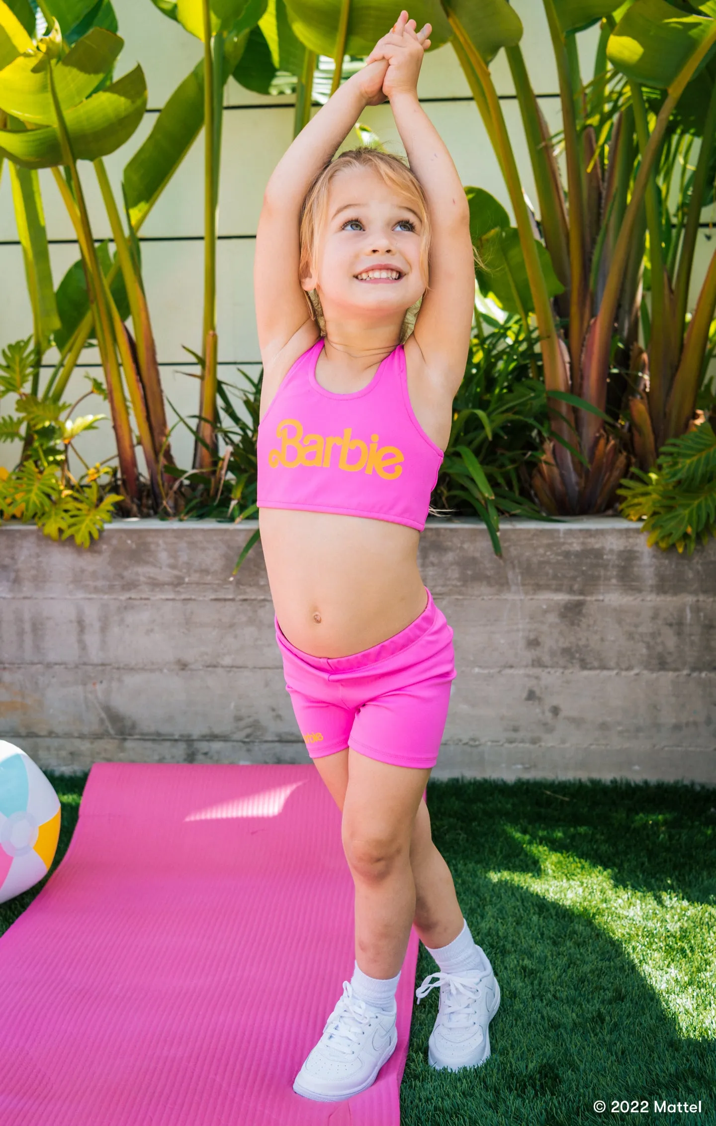 Little Workout Sport Top ~ Malibu Pink