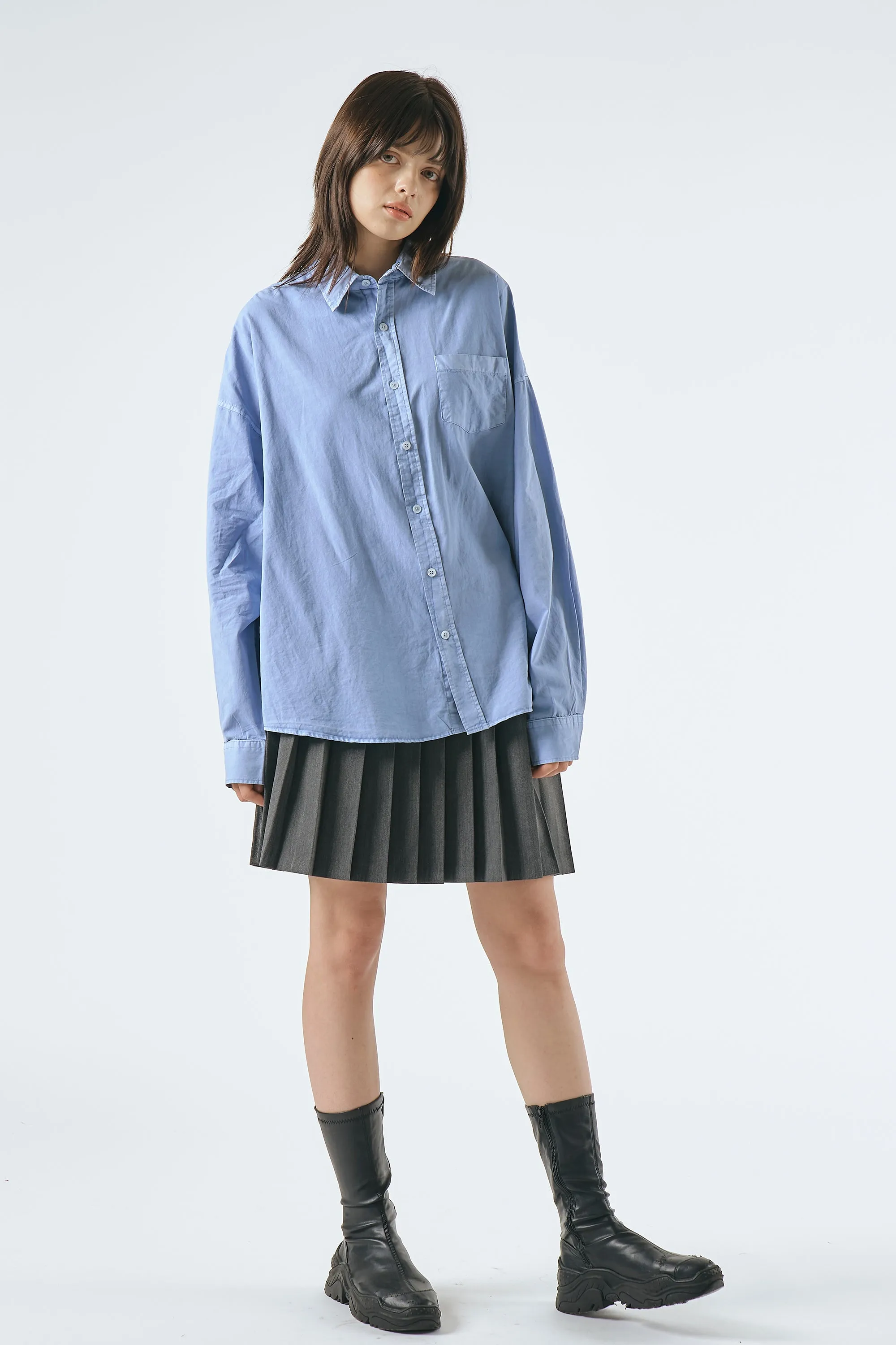 Lydia Oversized Washed Shirt