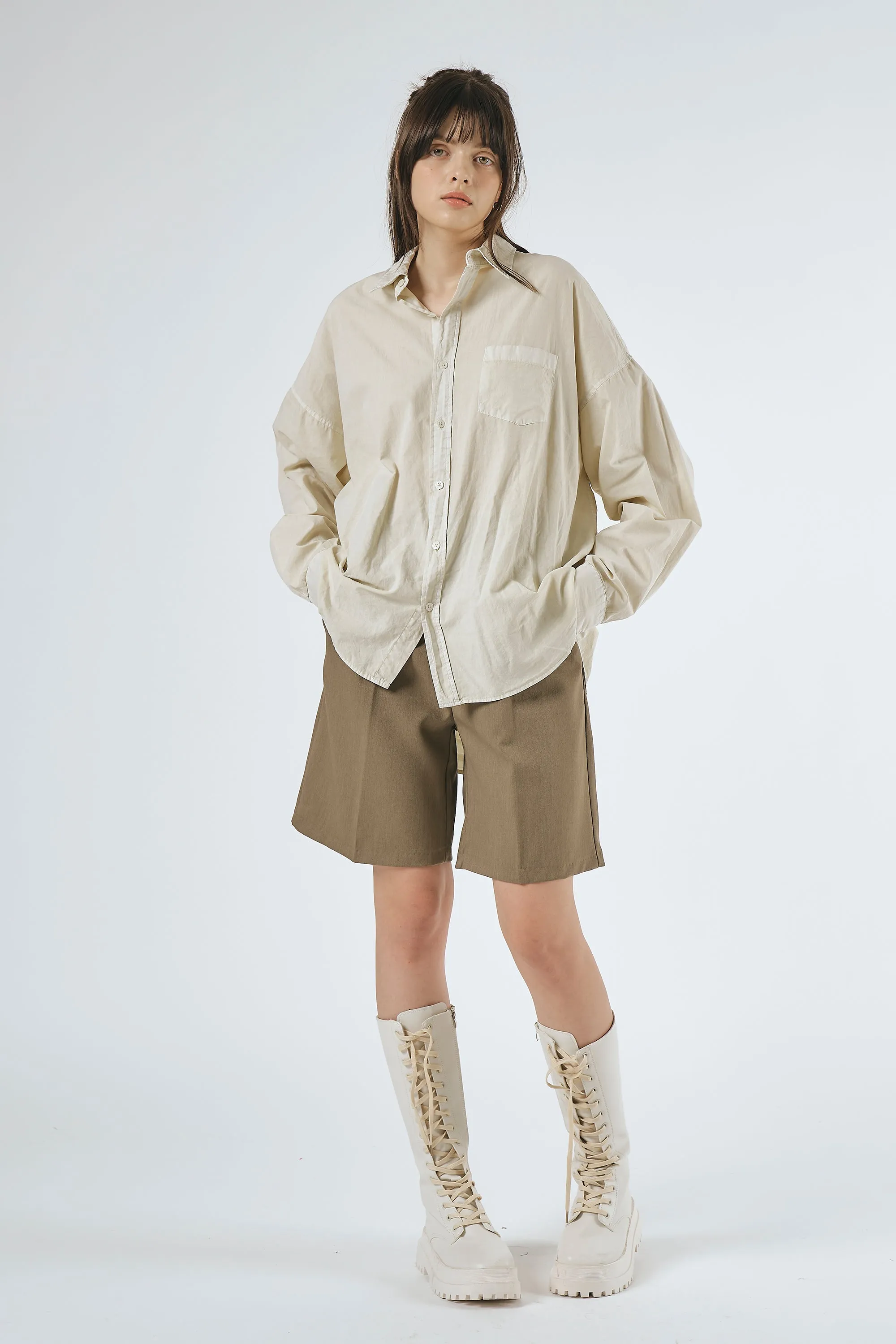 Lydia Oversized Washed Shirt