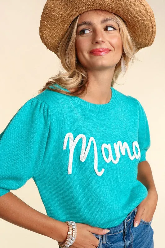 Mama Pop Letters Sweater