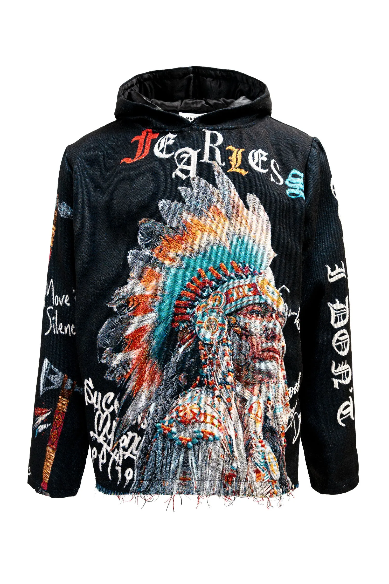 Men's Premium Apache Tapestry Jacquard Long Sleeve Hoodie