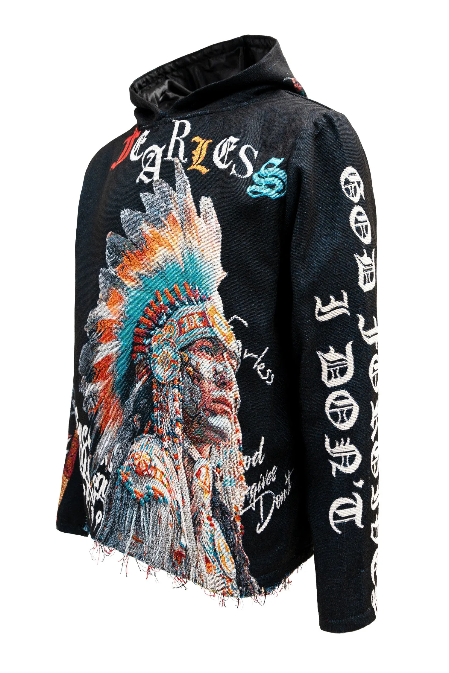 Men's Premium Apache Tapestry Jacquard Long Sleeve Hoodie