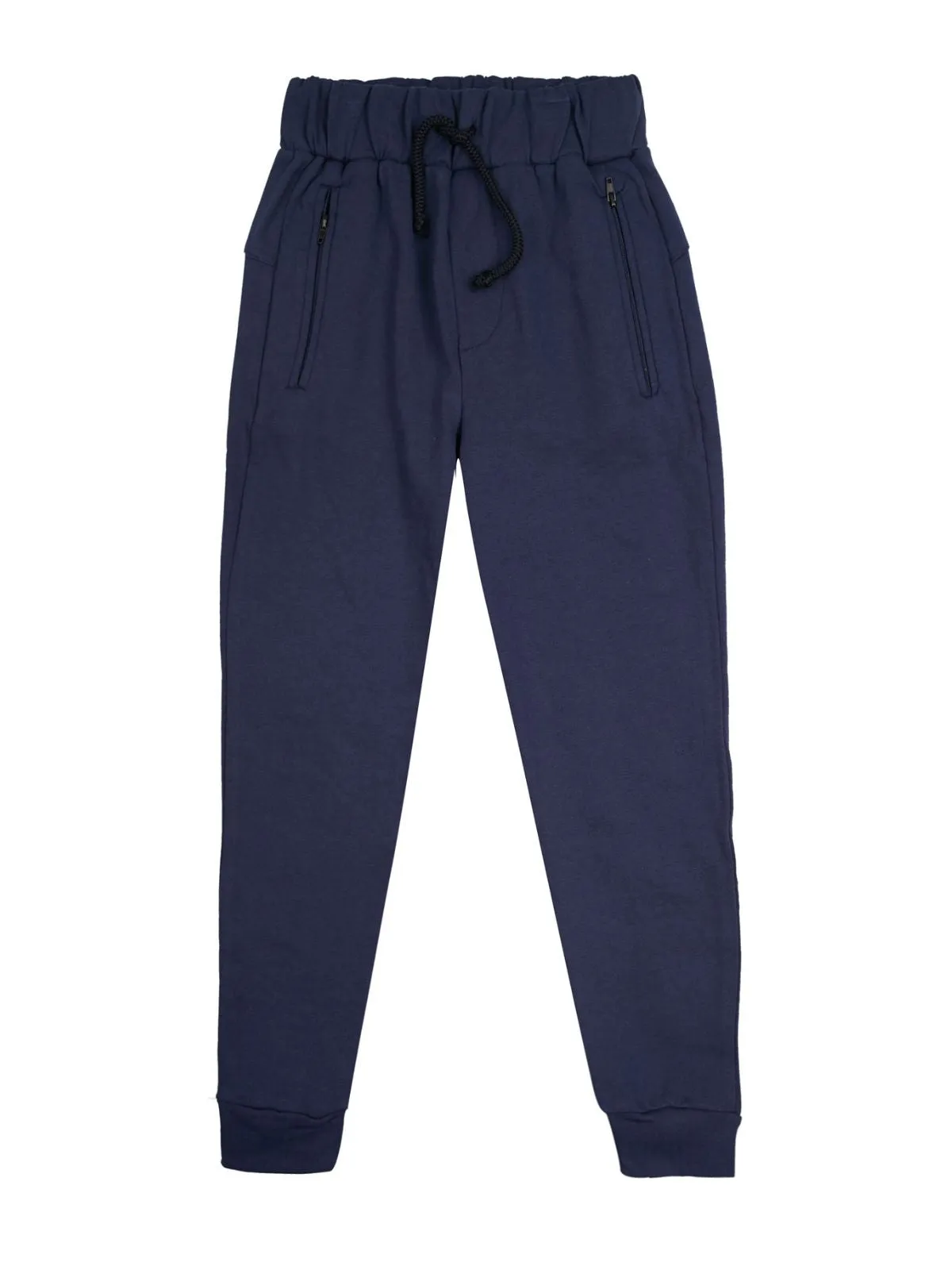 Navy Stylish Jogger Pants by Kids Couture