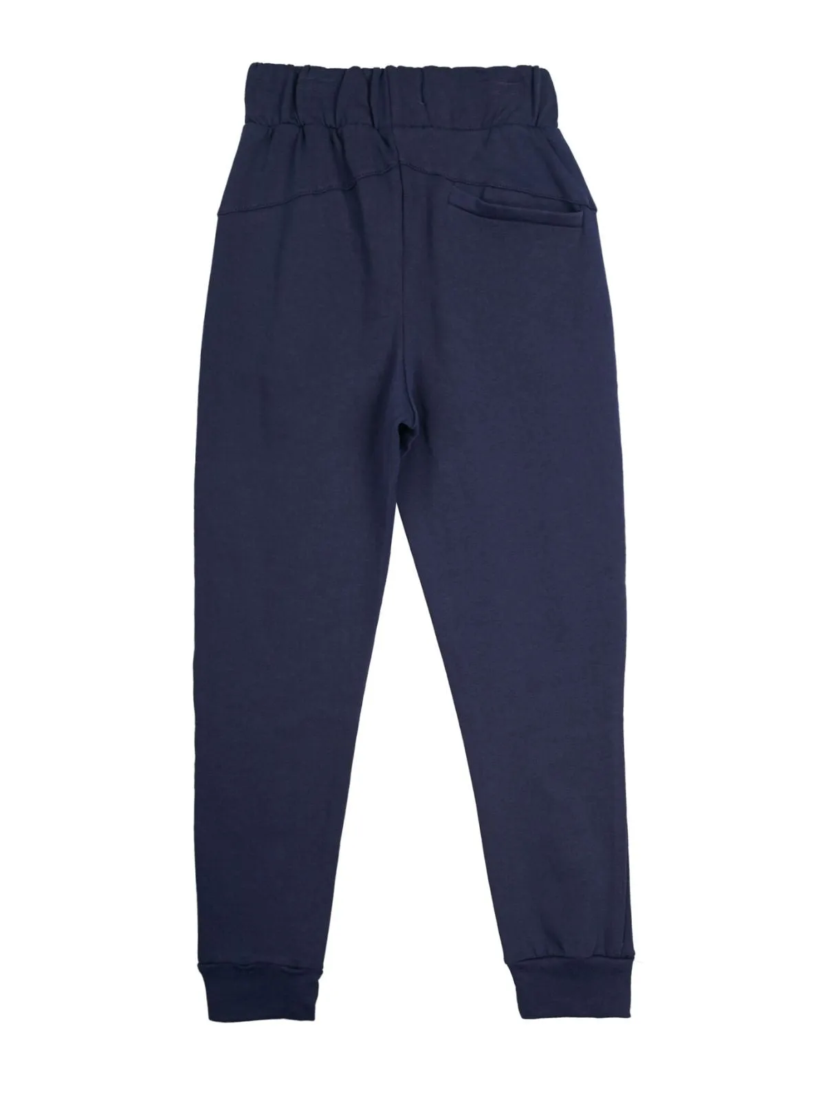 Navy Stylish Jogger Pants by Kids Couture