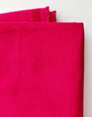 Red 21 Wale Cotton Needlecord Fabric