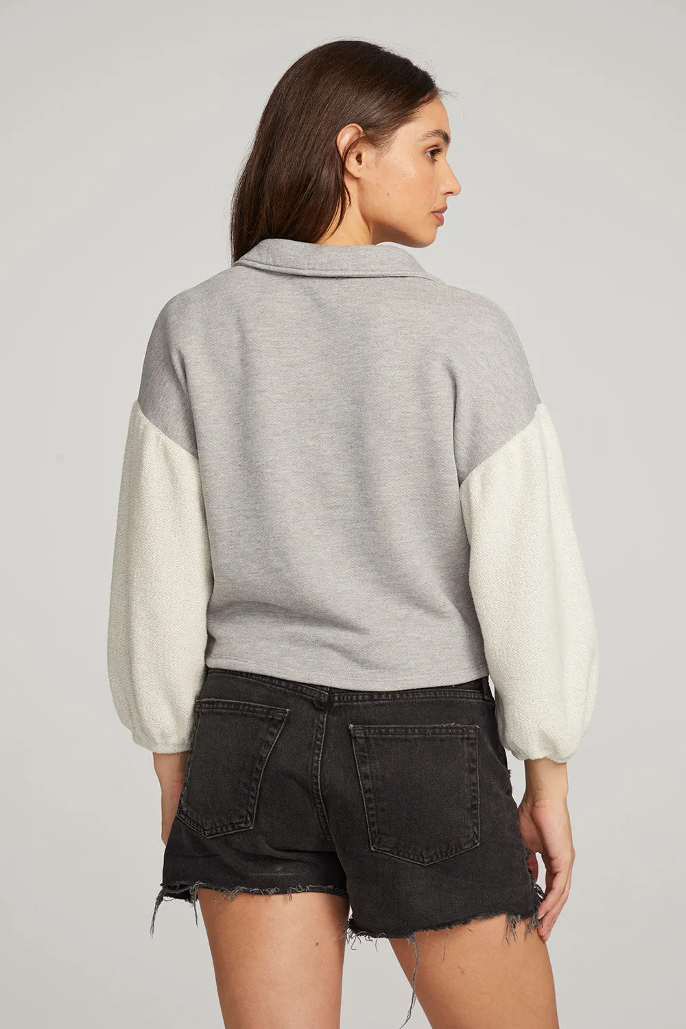 Saratoga Heather Grey Pullover