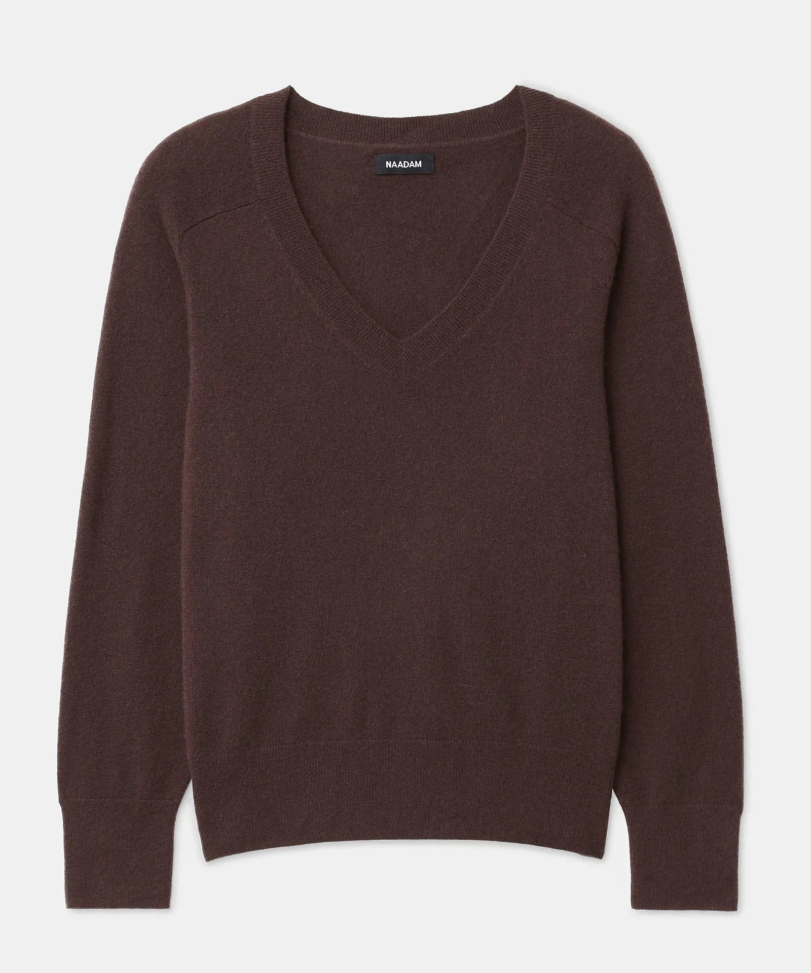 Signature Cashmere Relaxed V-Neck Sweater