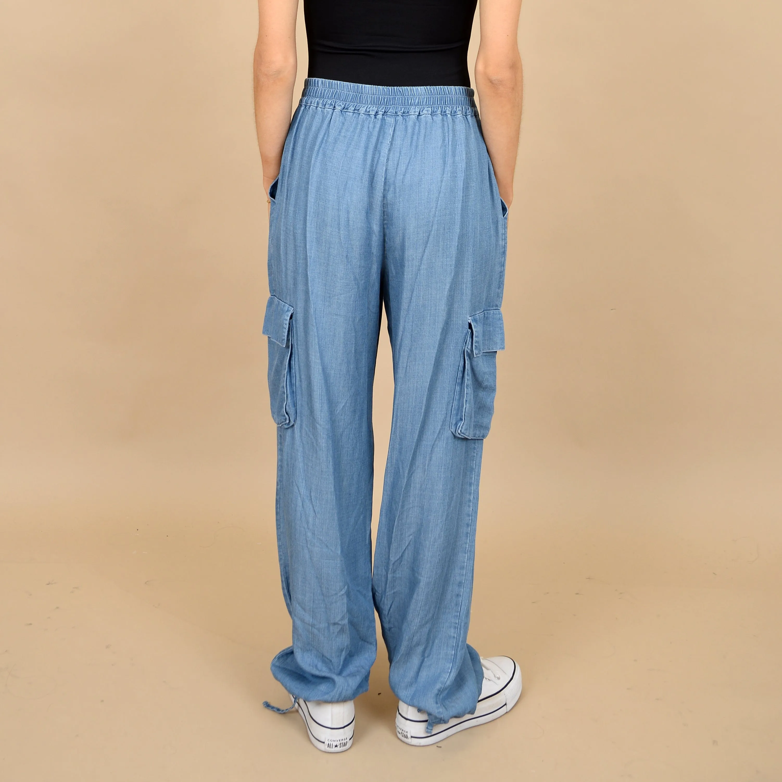 Stacia Tencel Cargo Pants