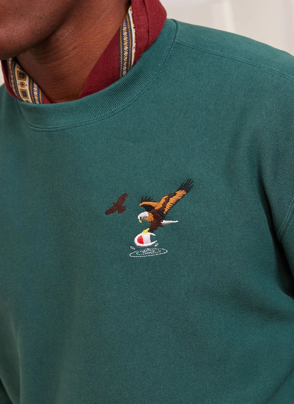 Swooping Eagle Sweatshirt | Champion and Percival | Forest