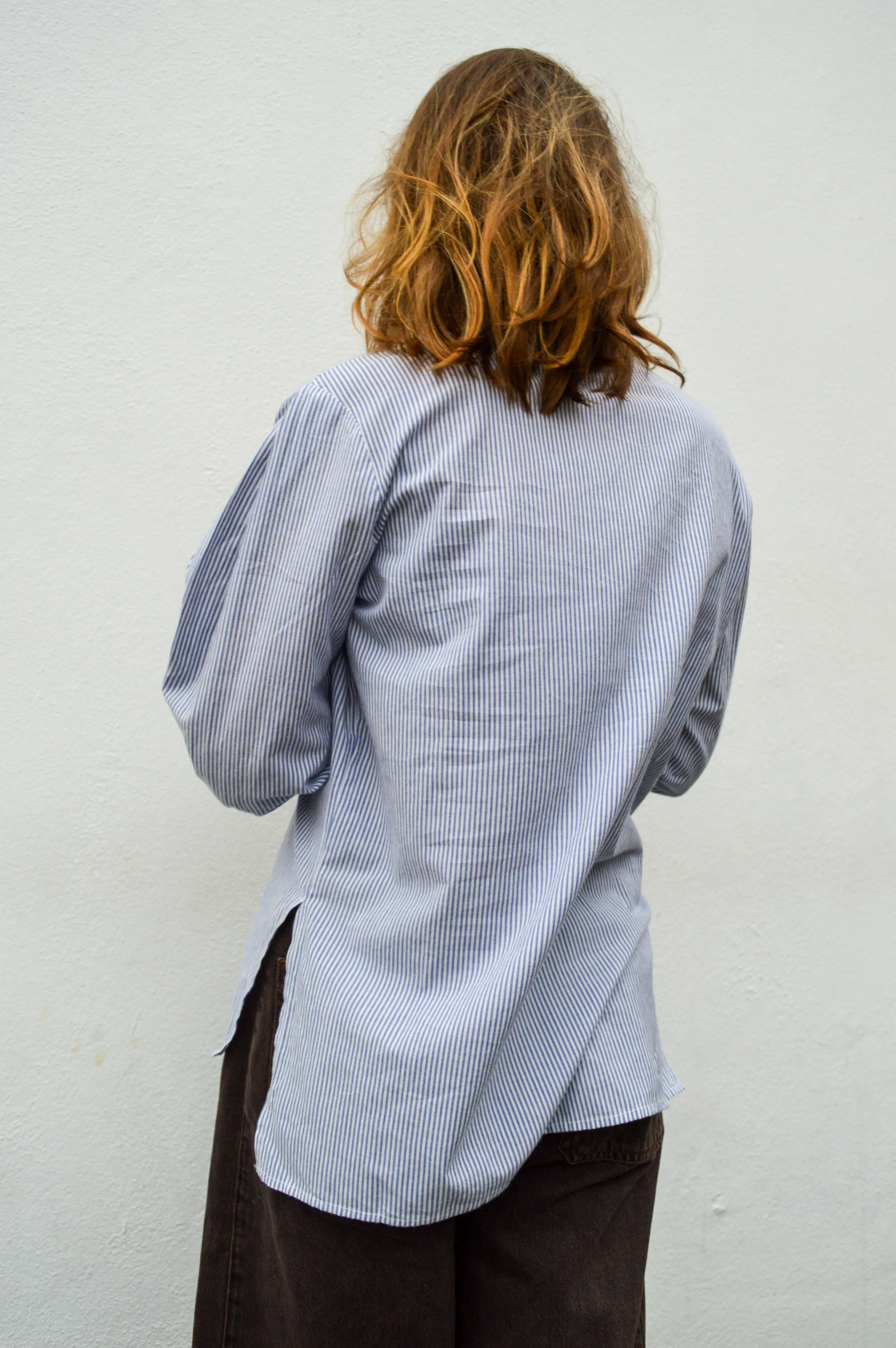 Vanessa Bruno Esteban Blue Stripe Blouse