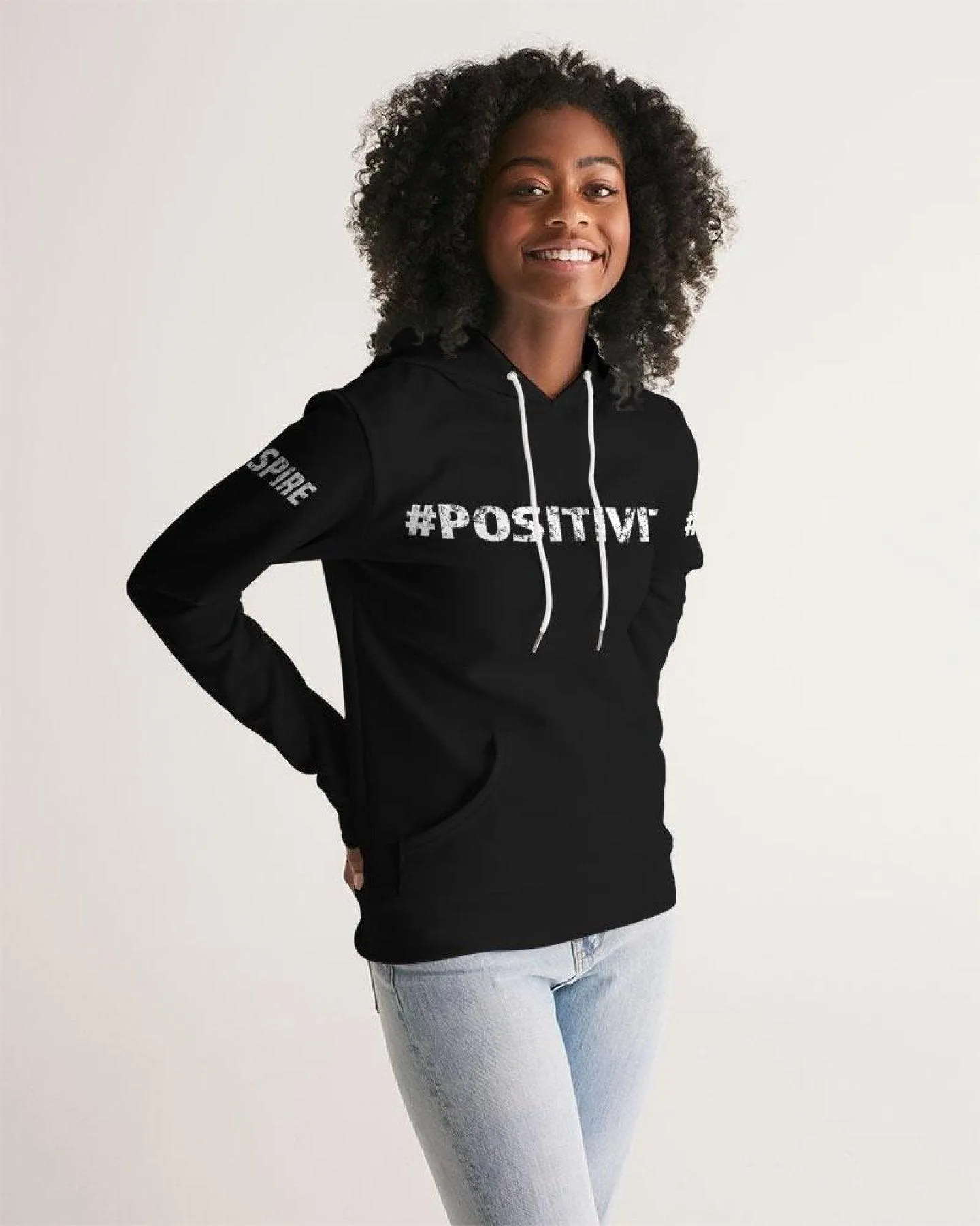 Womens Hoodie - Pullover Hooded Sweatshirt - Graphic/inspire